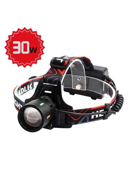 OR-T201 Usbli Kafa Lambası | 30W 2000 Lümen | 2 Adet 18650 Pil Dahil