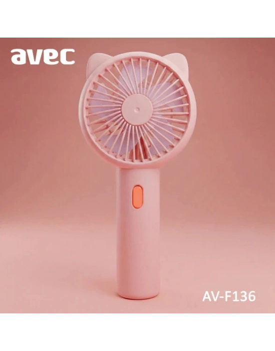 Egonex USB Şarjlı Mini El Fanı Pembe AV-F136
