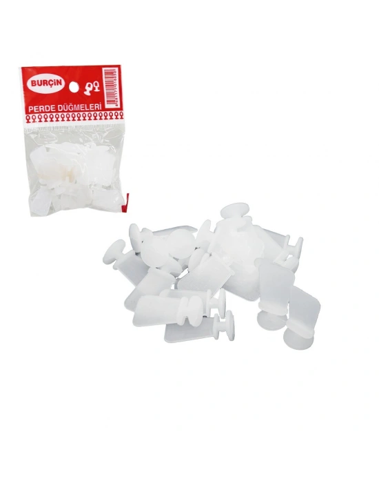 Egonex İst.grup ( Makine Dikmeli ) Perde Düğmesi ( 20pcs ± 2ad )*25x40