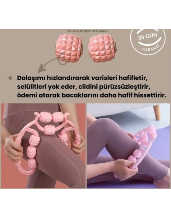 9 Tekerlekli Yoga Fitness Silindiri (roller) Egonex