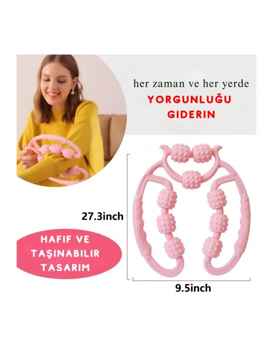 9 Tekerlekli Yoga Fitness Silindiri (roller) Egonex