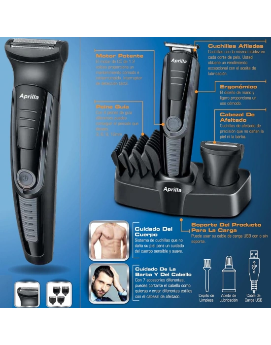 Aprilla Elektrikli Tıraş Makinesi Ahc-5018 Usb
