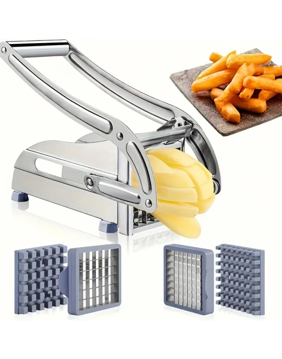Çelik El Tipi Patates Sebze Dilimleyici Küp Rende Doğrayıcı