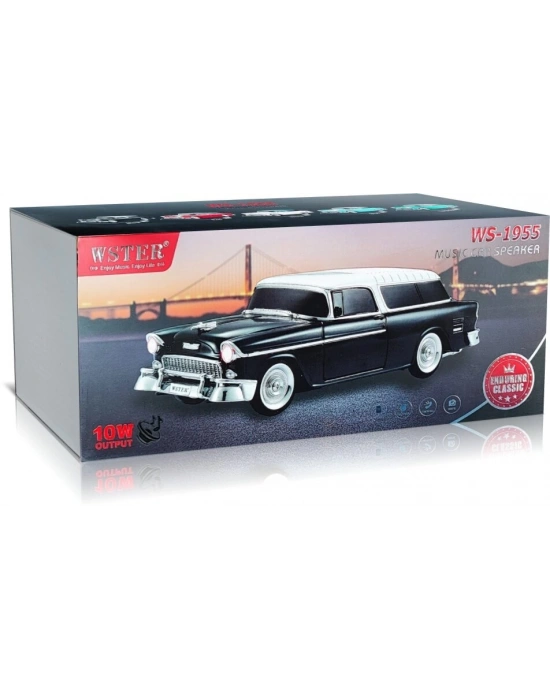 Chevrolet Ws-1955bt Belair 1955 Model Bluetooth Hoparlör
