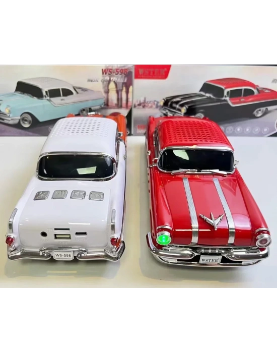 Chevrolet Ws-1955bt Belair 1955 Model Bluetooth Hoparlör