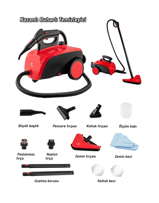 Classen Smart Çok Fonksiyonlu Güçlü Buharlı Temizleyici Makinesi