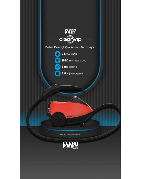 Cleanvip Detaylı Buhar Temizliği Buharlı Makinesi Cv332