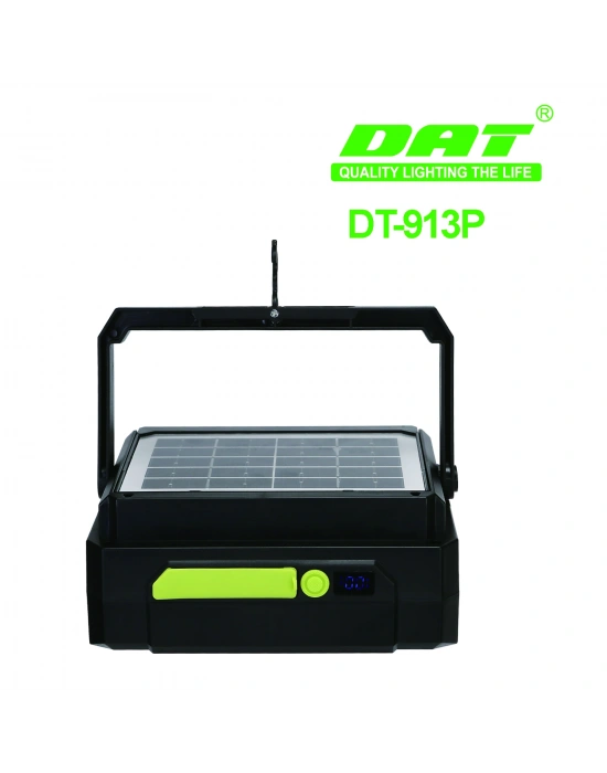 DAT Güneş Enerjili Aydınlatma Sistemi 5 Farklı Işık Modu Kamp lambası 100W