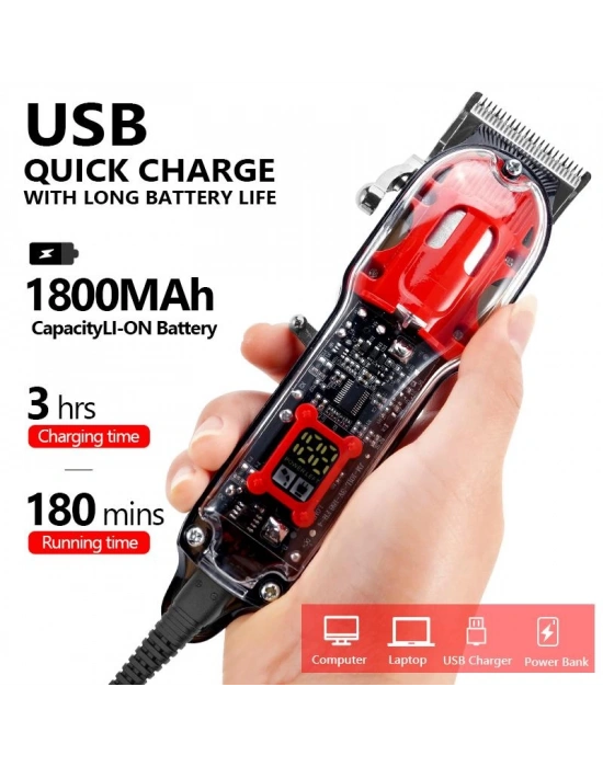 Dearling Şarjlı Saç Kesme Makinesi Rf-107