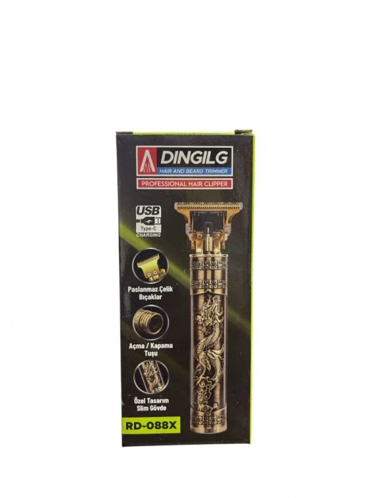 Dıngılg Rd-088 T Bıçak Usb Şarjlı Saç Sakal Kesme Tıraş