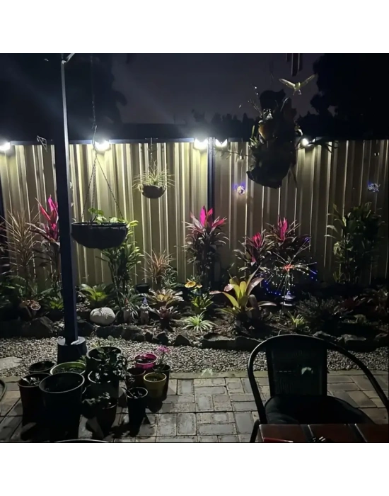 Egonex 100 Led Güneş Duvar Lambası Açık Güneş Lambası