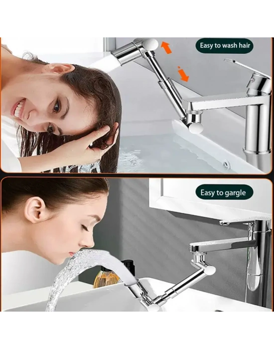 Egonex 1080 Derece Dönebilen Mutfak Ve Lavabo Bataryası Akrobat Musluk Ucu