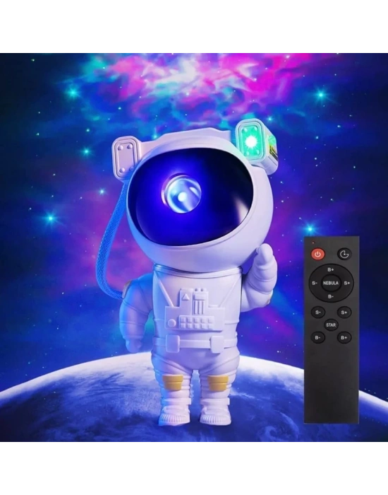Egonex Astronot, Galaksi, Projektör, Uzaktan Kumandalı, Gece Lambası Bwr-47
