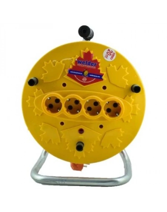 Egonex Cca Ct Welder ( 20mt ) Makaralı Uzatma Kablo 3x1.5mm*4