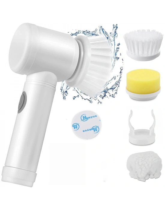 Egonex Çok Fonksiyonlu Banyo Mutfak Lavabo Şarjlı Temizlik Fırçası