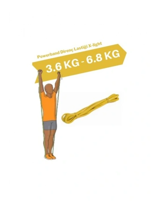 Egonex Direnç Bandı, Training Band, Sarı, 3-7 Kg