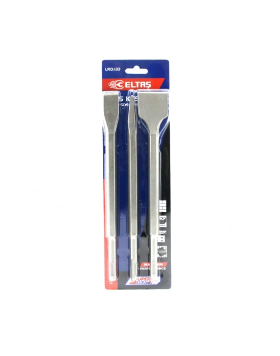 Egonex Eltaş Lrd-133 ( 3pcs ) Murç Seti ( Sivri -düz ) 25cm*25