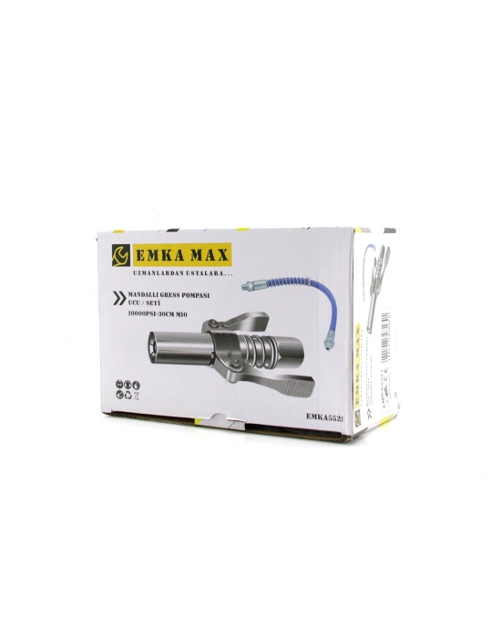 Egonex Emka Max 5521-100 ( 10pcs ) Mandallı Gress Pompa Ucu Seti*10x10