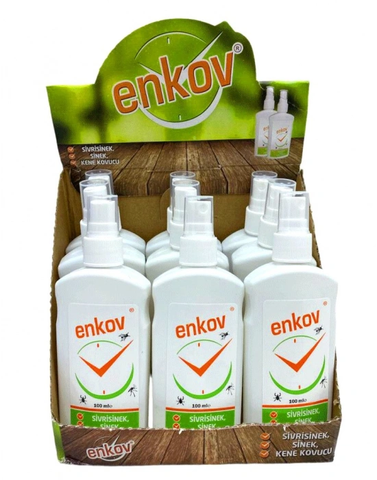 Egonex Enkov ( Vücut Losyonu ) ( K.sinek & Sivrisinek ) Kovucu ( Sprey ) ( 100ml )*12x8