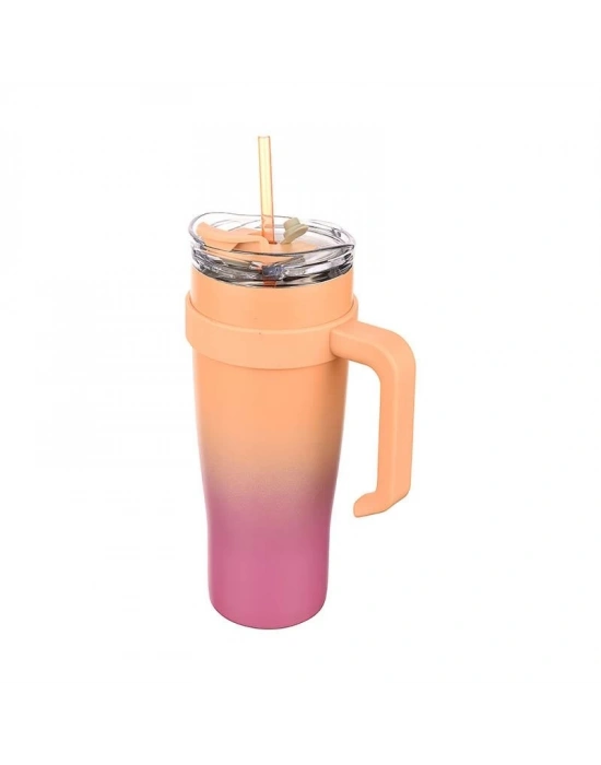 Egonex Essence 1 Litre Pipetli Termos Bardak Çift Duvarlı