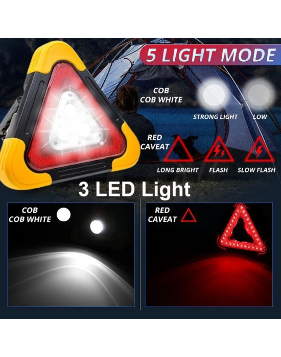 Egonex Hurry Bolt Şarjlı Cob Led Reflektör