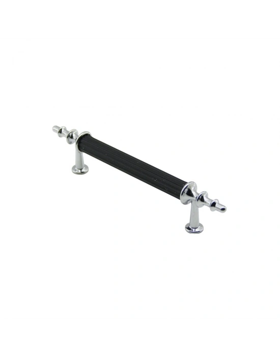 Egonex İbico-974 ( 9.6cm ) ( Krom & Siyah ) Boru Kulp*10x5