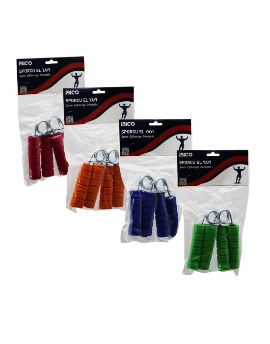 Egonex İbico İ19-019 2pcs El Yayı ( Süngerli Renkli Tutacak )*12x15
