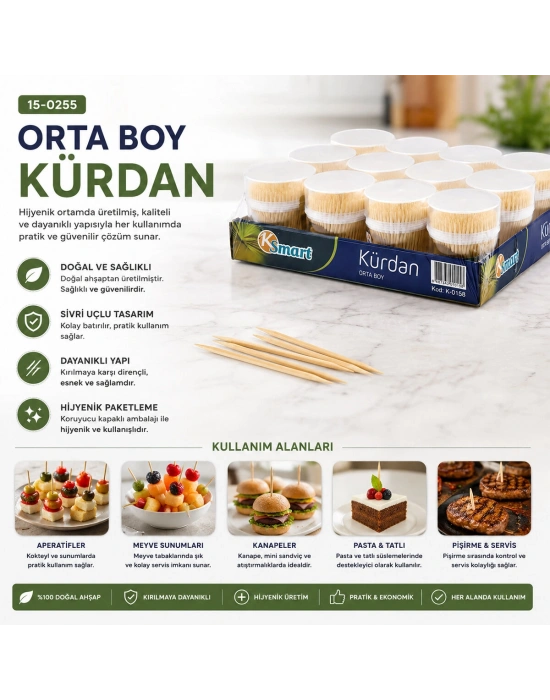 Egonex Ksmart K-0158 ( Orta Boy ) Kürdan*12x20