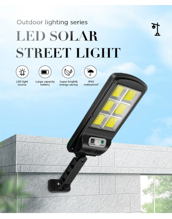 Egonex Led Solar Güneş Enerjili Bahçe Sokak Aydınlatma Işığı