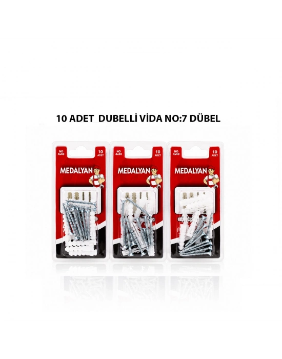 Egonex Medalyan Dl-34 ( 4x40 ) ( 10pcs ) Dübelli Vida*12x12