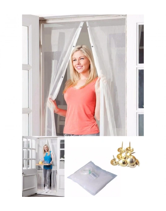 Egonex Mıknatıslı Kapı Sinekliği Tül Perde 105 X 210 Cm