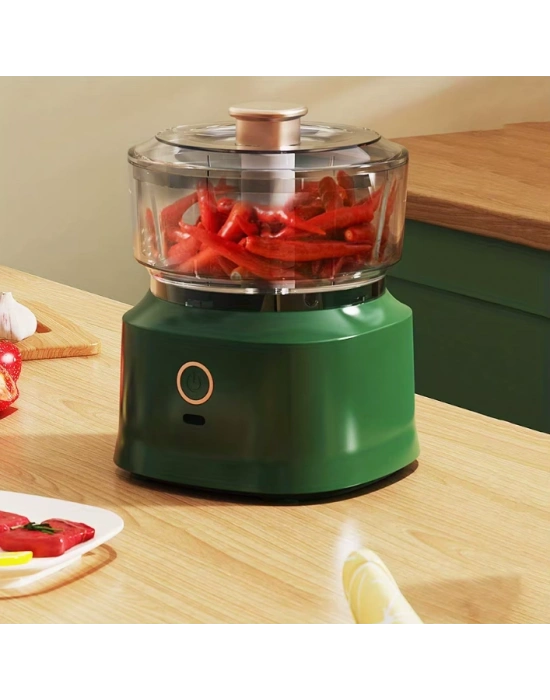 Egonex Mini El Rondosu Şarjlı Çelik 3 Bıçaklı