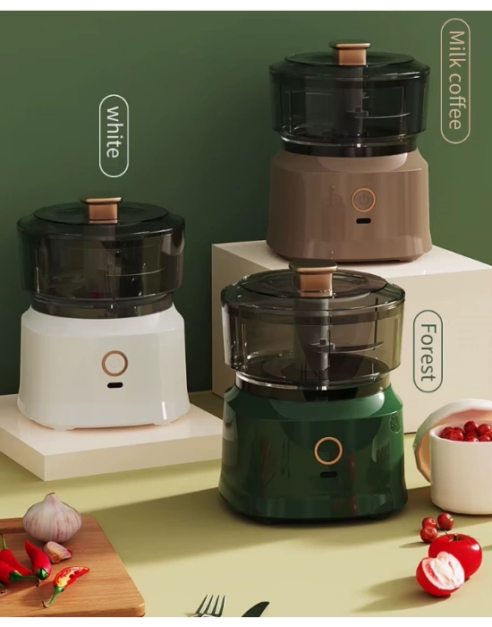 Egonex Mini El Rondosu Şarjlı Çelik 3 Bıçaklı