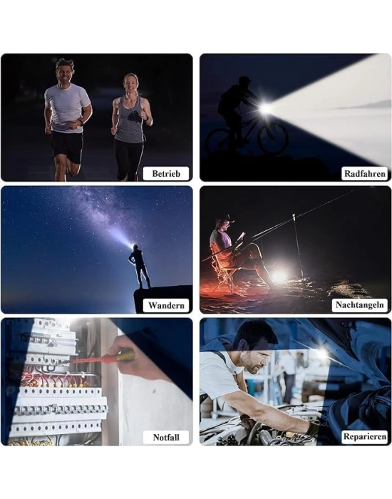 Egonex Mini Taşınabilir Led Çok Fonksiyonlu Fener