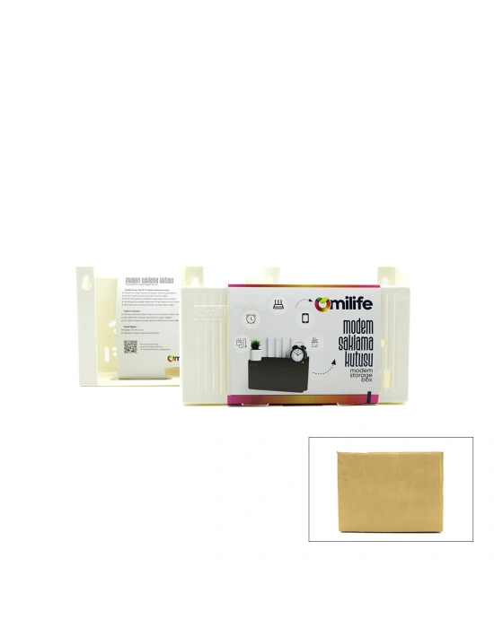 Egonex Omilife Modem Saklama Kutusu Plastik ( 25x15x6cm)*24x3