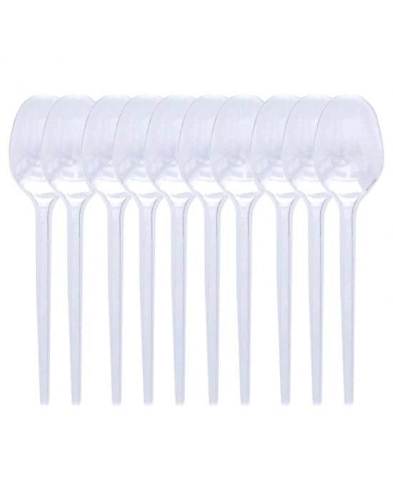 Egonex Pratikon Pr-1142 ( Şeffaf ) Plastik Kaşık ( 10pcs )*50=k