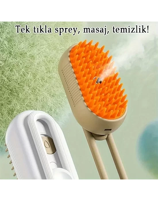 Egonex Saplı Buharlı Kedi Tarağı