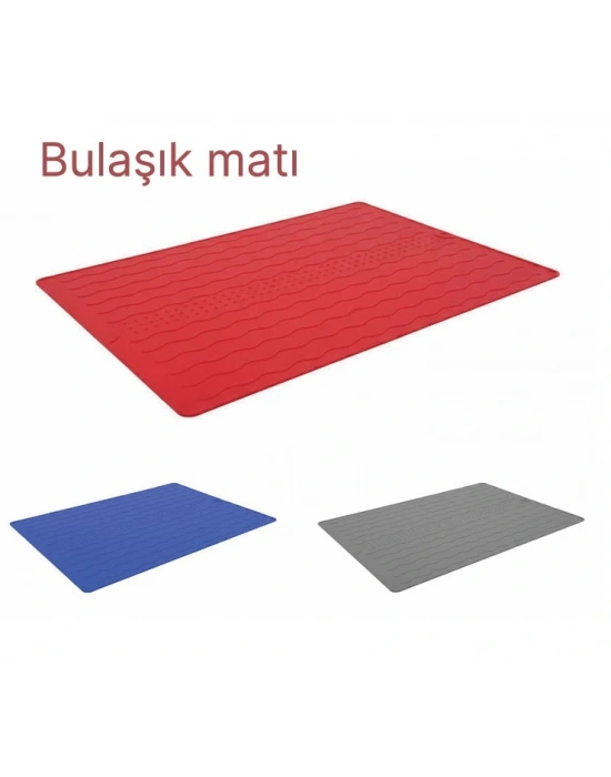 Egonex Silikon Bulaşık Kurulama Matı 30*40 Cm Gıdaya Uygun Uzun Ömürlü