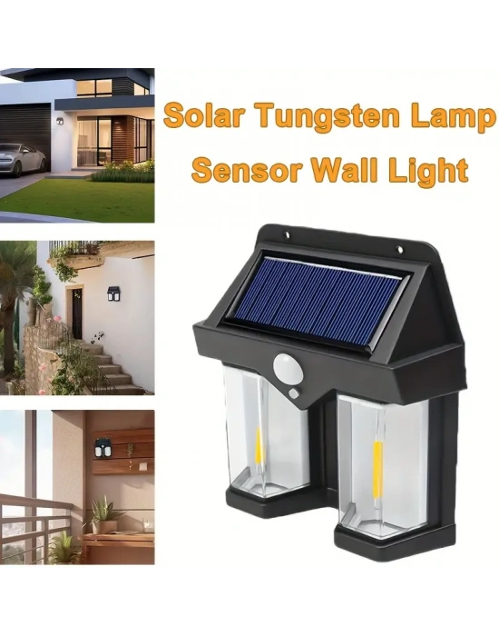 Egonex Solar Güneş Enerjili Lamba 2 Ampul Flament Led Eg-228