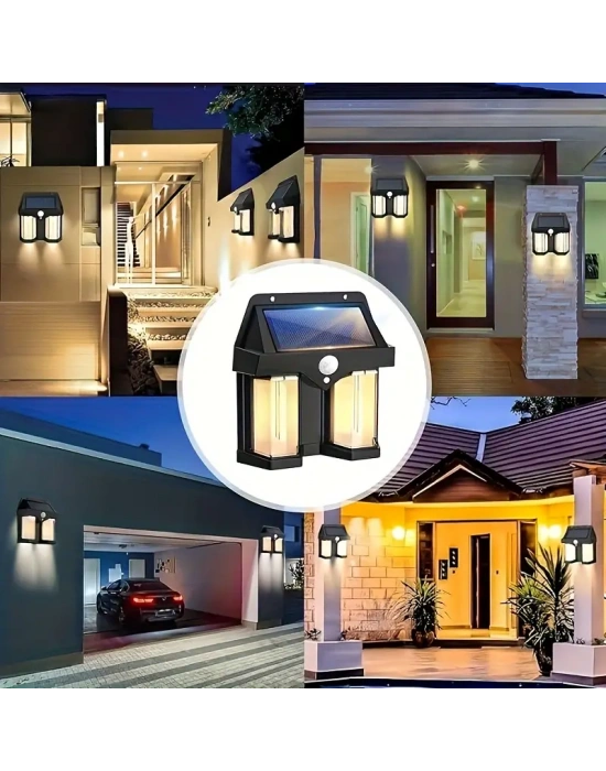 Egonex Solar Güneş Enerjili Lamba 2 Ampul Flament Led Eg-228