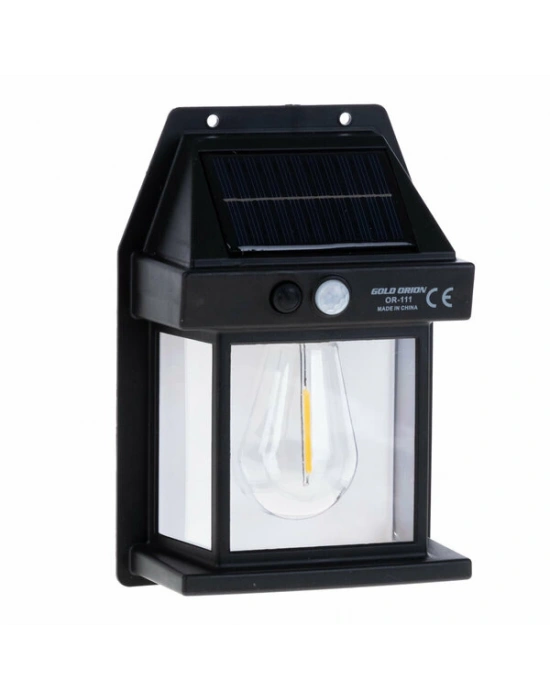 Egonex Solar Şarjlı Duvar Aplik Lambası Sensorlu Eg-111