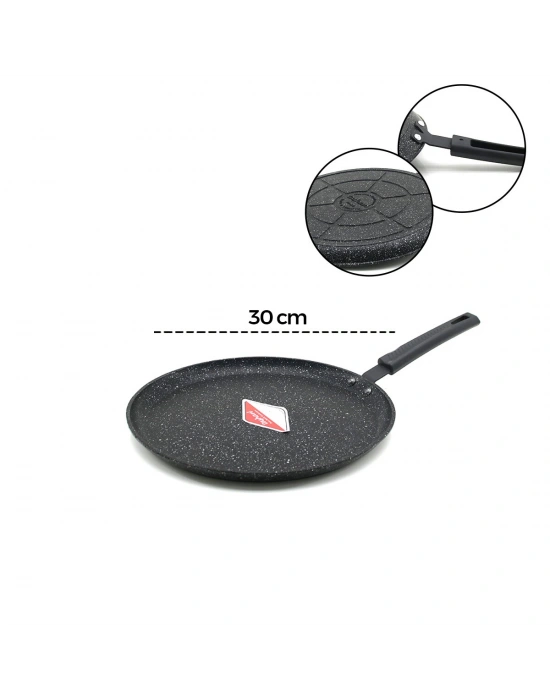 Egonex Taşhan Tr-34-k-098750 ( 30cm ) Taşhan Döküm Krep Tava*20