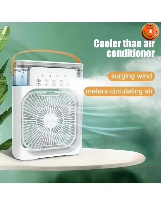 Egonex Taşınabilir Vantilatör Su Soğutmalı Masaüstü Usb Fan