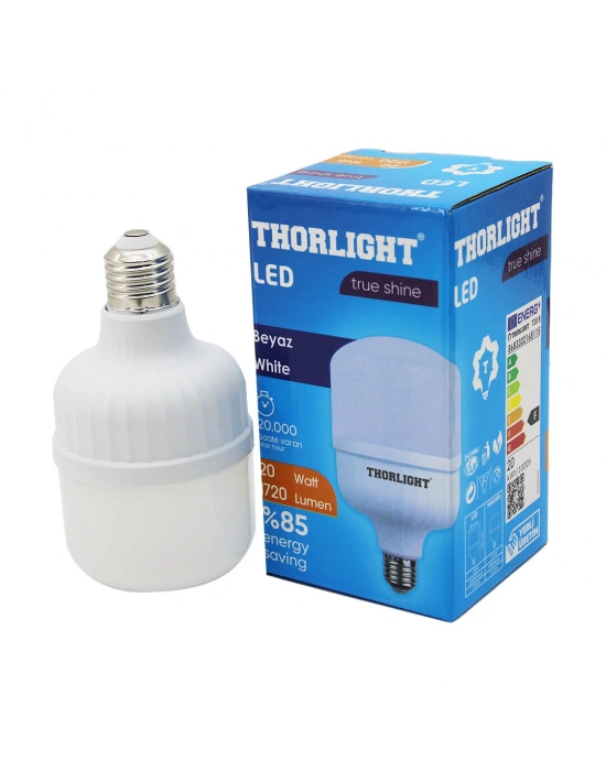 Egonex Thorlıght T-20b ( 20w ) E27 Torch T-shape Beyaz Led Ampul*30