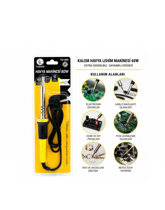 Egonex Tudor Td-060 ( 60w ) Kalem Havya ( Lehim ) ( 220v)*120
