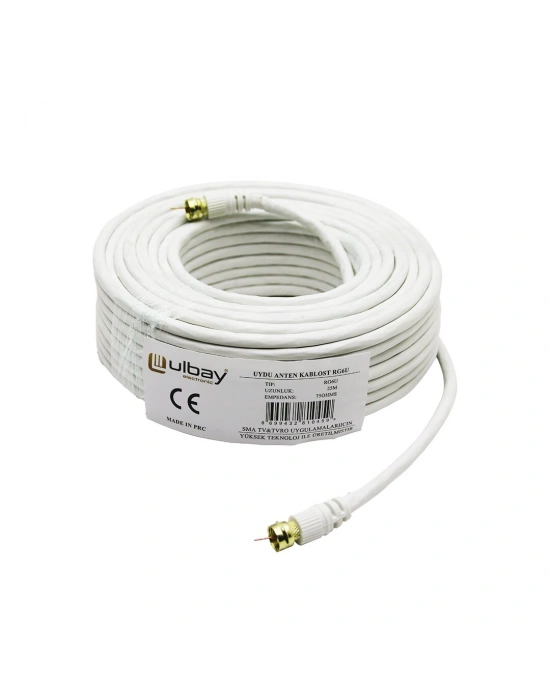 Egonex Ulbay ( 25 Mt ) Rg6u Uydu Anten Kablosu*40
