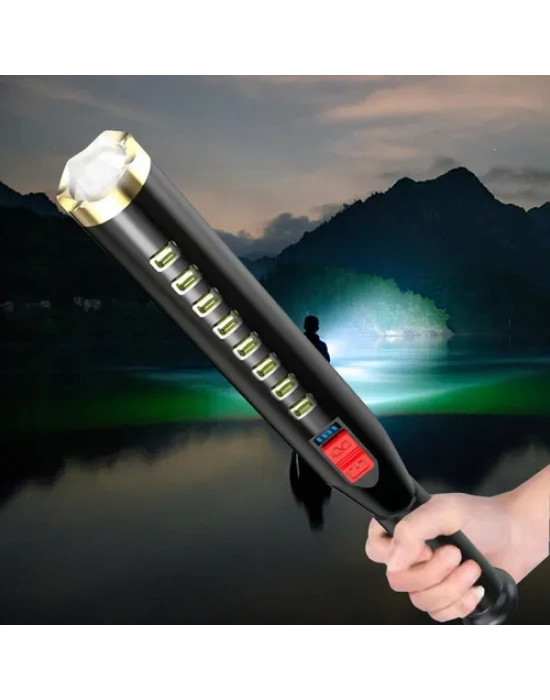 Egonex Ultra Parlak Şaft El Feneri, Osl Ledli 8 Led Işık