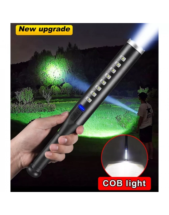 Egonex Ultra Parlak Şaft El Feneri, Osl Ledli 8 Led Işık