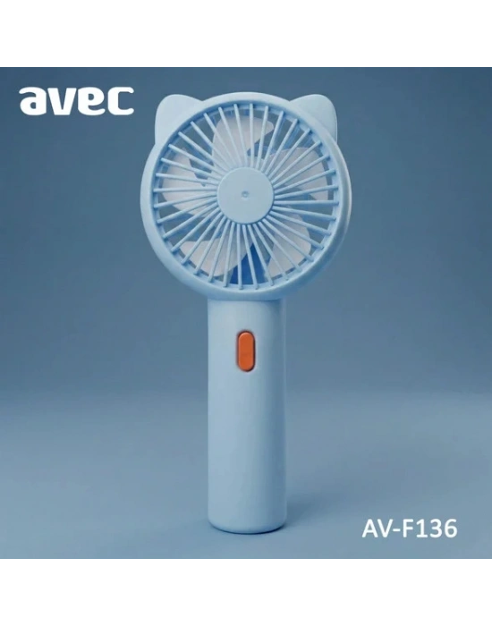Egonex USB Şarjlı Mini El Fanı Mavi AV-F136