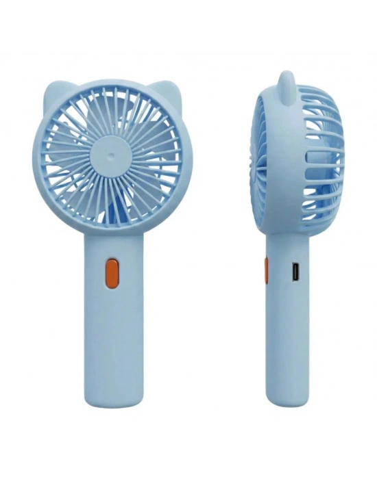 Egonex USB Şarjlı Mini El Fanı Mavi AV-F136